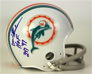 200s Don Shula Miami Dolphins Signed Mini Helmet (JSA)