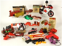 1970's-90's Automobile Motorcycle Trains Remote Control Collection - Lot of 200+