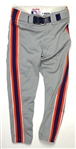 1989 Lenny Dykstra New York Mets Game Worn Road Uniform Pants w/ Belt (MEARS LOA)