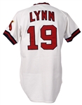 1982 Fred Lynn California Angles Game Worn Home Jersey (MEARS A10)