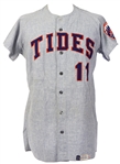 1971 Tidewater Tides #11 Game Worn Road Jersey (MEARS LOA)