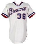 1981 Gary Matthews Atlanta Braves Spring Training Home Jersey (MEARS LOA)