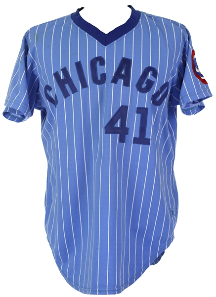 1981 Dick Tidrow Chicago Cubs Game Worn Road Jersey (MEARS LOA)
