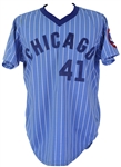 1981 Dick Tidrow Chicago Cubs Game Worn Road Jersey (MEARS LOA)