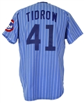 1981 Dick Tidrow Chicago Cubs Game Worn Road Jersey (MEARS LOA)