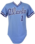 1980 Jerry Royster Atlanta Braves Game Worn Road Jersey (MEARS LOA) One Year Style