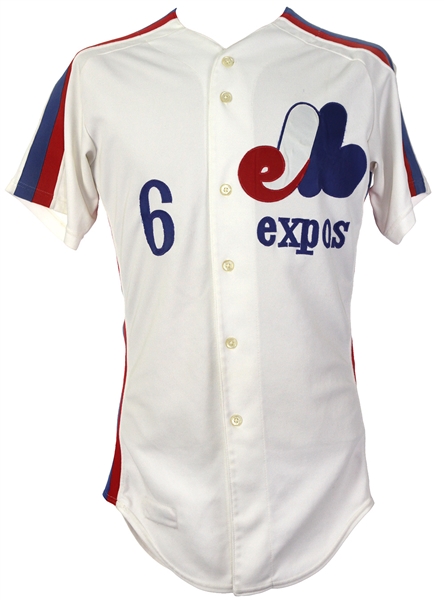 1980 Bill Almon Montreal Expos Game Worn Home Jersey (MEARS LOA)