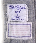 1967 Ross Moschitto New York Yankees Game Worn Road Jersey (MEARS LOA)