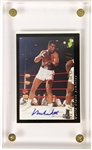 1992 Muhammad Ali World Heavyweight Champion Signed Classic World Class Athletes Trading Card (JSA)
