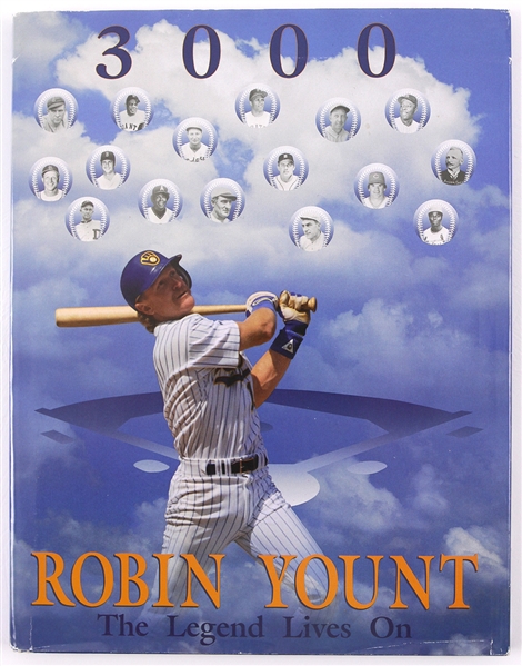 1992 Robin Yount Milwaukee Brewers Signed 3,000th Career Hit Commemorative Hardcover Book (JSA)