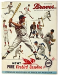 1962 Milwaukee Braves Multi Signed Program w/ 15 Signatures Including Warren Spahn, Eddie Mathews, Bob Uecker & More (JSA)