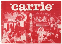 1976 Carrie Two Sided 8.5" x 12" Advert