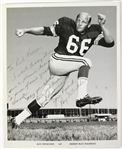 1960s Ray Nitschke Green Bay Packers Signed & Inscribed 8" x 10" Photo (JSA)