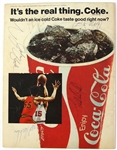 1972 Milwaukee Bucks Cleveland Cavaliers Multi Signed Program w/ 8 Signatures (JSA)