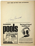1971 Carl Yastrzemski Larry Bearnarth Signed Milwaukee Brewers Program (JSA)
