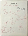 1982 Marquette Warriors Multi Signed Game of the Century Program w/ 16 Signatures Including Bo Ellis & More (MEARS LOA)