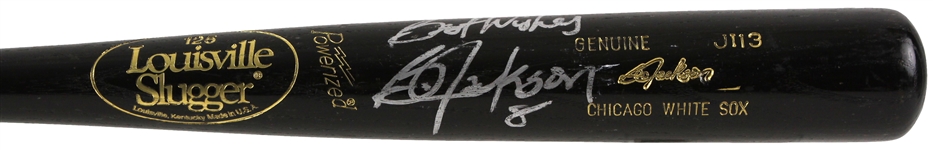 1991-93 Bo Jackson Chicago White Sox Signed Louisville Slugger Professional Model Game Used Bat (MEARS LOA/JSA)