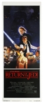 1983 Star Wars Return of the Jedi Original Movie Poster 14" x 36" 