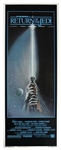 1983 Star Wars Return of the Jedi Original Movie Poster Lightsaber 14" x 36" 