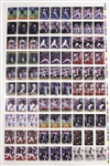 1997 Milwaukee Brewers 23.5" x 36" Uncut Card Sheet w/ (3) Jackie Robinson Cards