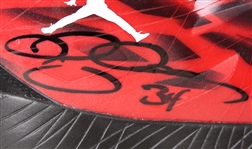 2012-13 Ray Allen Miami Heat Signed Air Jordan Sneakers (MEARS LOA/JSA)
