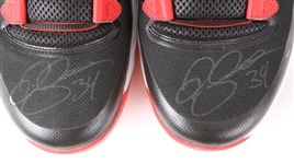 2014 Ray Allen Miami Heat Signed Game Worn Air Jordan Sneakers (MEARS LOA/JSA)