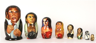 2002 Muhammad Ali World Heavyweight Champion Nesting Doll