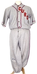 1920s Cubs Game Worn Baseball Uniform (MEARS LOA)