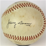1949-50 Far West League Multi Signed Baseball w/ 8 Signatures Including Vince DiMaggio & More (JSA)