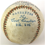 1918-24 Reach Official American League Baseball (MEARS LOA)