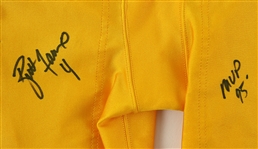 1995 Brett Favre Green Bay Packers Signed Game Worn Uniform Pants (MEARS LOA/JSA) MVP Season w/ 18 x 26 Framed Team COA