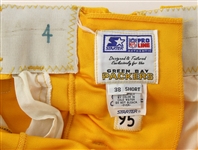 1995 Brett Favre Green Bay Packers Signed Game Worn Uniform Pants (MEARS LOA/JSA) MVP Season w/ 18 x 26 Framed Team COA