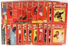 1935-61 Illustrated Football Annual/Street & Smith Football Yearbook Collection - Lot of 23