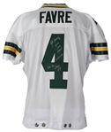 2003 (November 2) Brett Favre Green Bay Packers Signed Road Jersey (MEARS LOA/JSA/Favre Letter )
