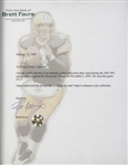 2003 (November 2) Brett Favre Green Bay Packers Signed Road Jersey (MEARS LOA/JSA/Favre Letter )