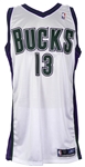 2001-02 Glenn Robinson Milwaukee Bucks Signed Game Worn Home Jersey (MEARS LOA/JSA)