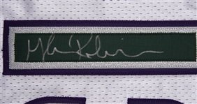 2001-02 Glenn Robinson Milwaukee Bucks Signed Game Worn Home Jersey (MEARS LOA/JSA)