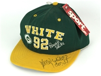 1993-98 Reggie White Green Bay Packers Signed Cap (JSA)