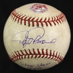 2003 (May 11) Rafael Palmeiro Texas Rangers Signed OML Selig Game Used Home Run Baseball (MEARS LOA/JSA) Career Home Run #500
