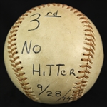 1974 (September 28) Nolan Ryan California Angels Signed OAL MacPhail Game Used Baseball (MEARS LOA/JSA) Ryan's 3rd Career No Hitter