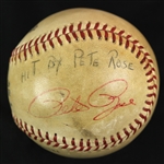 1978 (September 18) Pete Rose Cincinnati Reds Signed ONL Feeney Dodger Stadium Game Used Baseball (MEARS LOA/JSA)