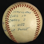 1947 (May 27) Stan Musial St. Louis Cardinals Signed ONL Frick Sportsman's Park Game Used Baseball (MEARS LOA/JSA)