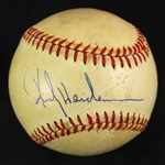 1983 Rickey Henderson Oakland Athletics Signed OAL MacPhail Game Used Baseball (MEARS LOA/JSA)