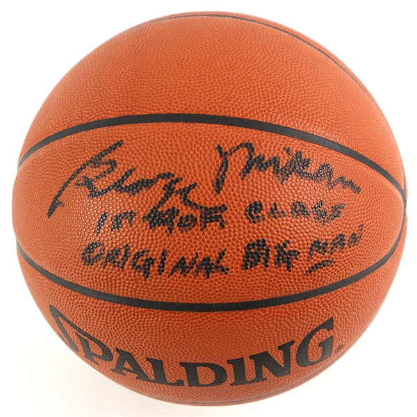 1990s George Mikan Minneapolis Lakers Signed ONBA Stern Basketball (PSA/DNA)