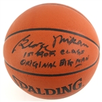 1990s George Mikan Minneapolis Lakers Signed ONBA Stern Basketball (PSA/DNA)