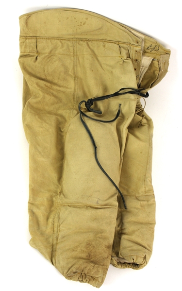 1924-35 Spalding Game Worn Football Pants w/ Pad Pockets & Pads (MEARS LOA)