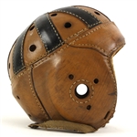 1930's Rawlings Game Worn Football Helmet w/ 8 Strap Suspension System (MEARS LOA)