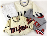1980s-2000s Japanese Baseball Jersey Collection - Lot of 4 (MEARS LOA)