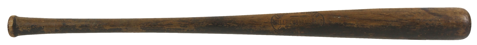 1916-17 Hillerich & Bradscby Co. Louisville Slugger Game Used Bat (MEARS LOA)