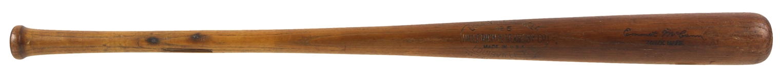 1921-31 Emmet McCann H&B Louisville Slugger Professional Model Game Used Bat (MEARS LOA) Sidewritten